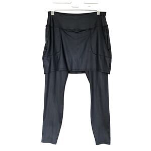 RENWICK Skirt Leggings Womens Medium Blue Golf Tennis Pickleball Sport